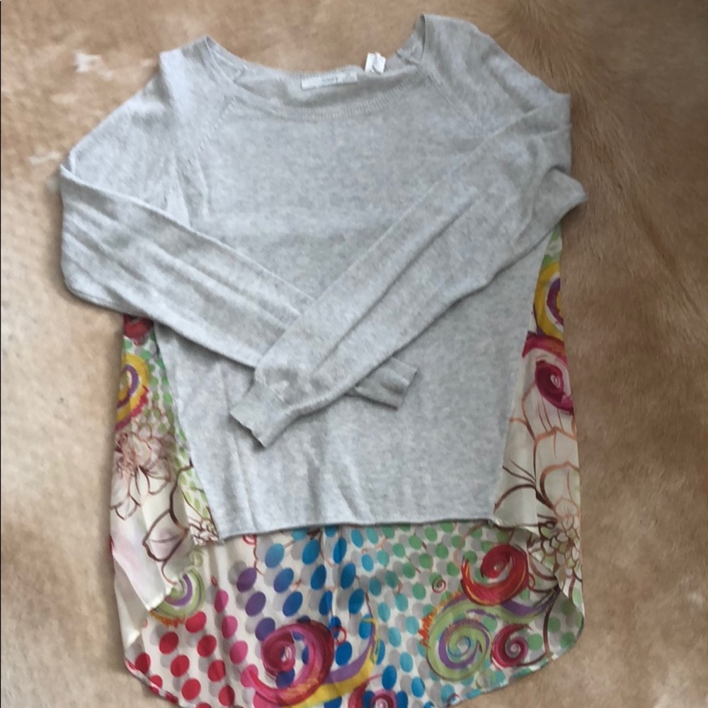 Beautiful cotton, cashmere, silk sweater.